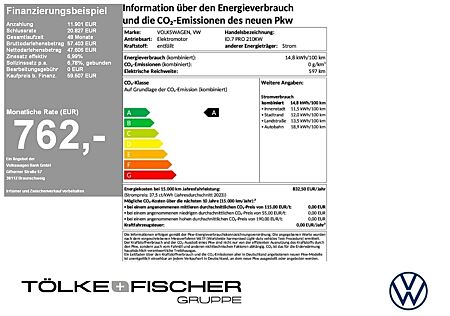 VW ID.7 Tourer Pro 1-Gang-Automatik