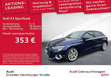 Audi A3 Sportback 40 TFSI Advanced quattro LED Navi