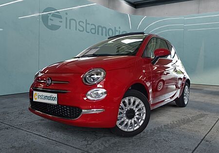 Fiat 500C Lounge 1.2 8V beiges Faltdach Uconnect