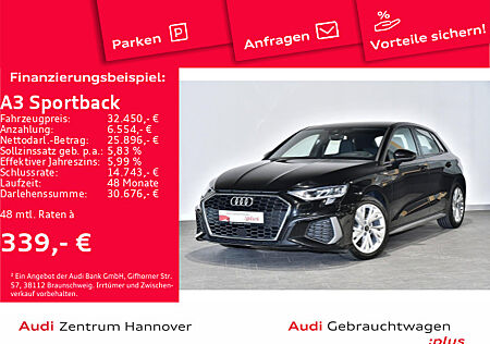 Audi A3 Sportback S line 35 TDI HuD Kamera Leder virtual