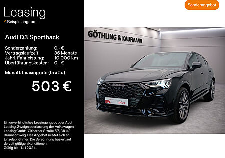 Audi Q3 Sportback 45 TFSI qu 2x S line S tro*Sonos*Pano*360°*Matrix*Virtual*Navi+*ACC*Optik*Keyless*AHK*