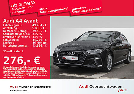 Audi A4 Avant S line 40 TFSI qu. S tronic LED HUD ACC Navi+ Kamera