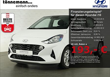 Hyundai i10 TREND AT+CARPLAY+TEMPOMAT+TAGFAHRLICHT+RADIO DAB+