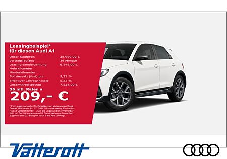 Audi A1 allstreet 30 TFSI S tronic LED CarPlay MP3 SHZ