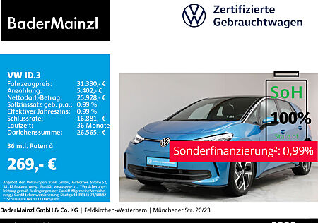 VW ID.3 Pro Performance LED Kamera Alu Carplay WäPu