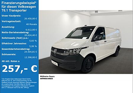 VW T6 .1 Transporter Kasten 2.0 TDI EcoProfi Navi APP-Connect