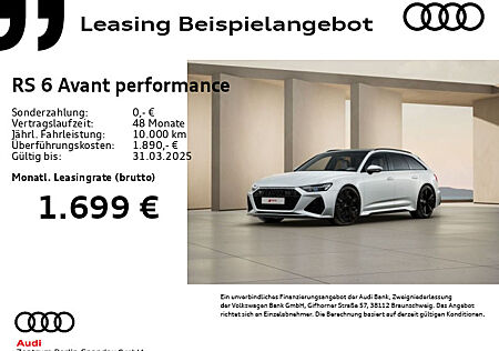 Audi RS6 Avant performance *HD-MATRIX*StdHz*PANO*B&O*