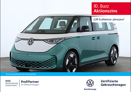 VW ID.BUZZ Pro Weiß/Bay Leaf Green AHK Bluetooth LED