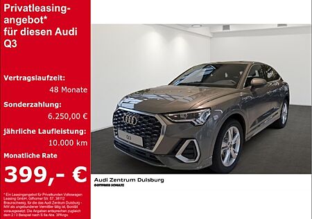 Audi Q3 Sportback S line 35 TFSI Navi Leder digitales Soundsystem LED El. Heckklappe sofort verfügbar!