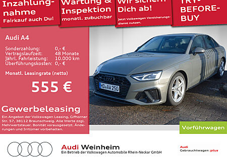 Audi A4 50 quattro 3.0 TDI Limousine S line B&O PDC LED uvm