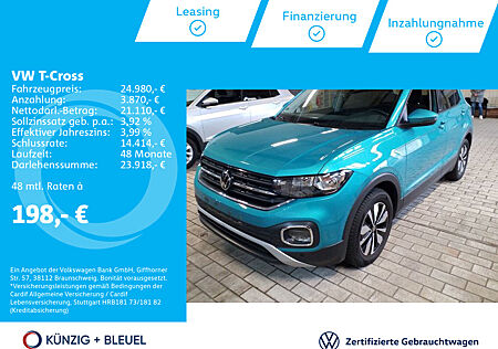 VW T-Cross MOVE 1,0 TSI DSG Nav*PDC*SHZ*ACC*CarPlay