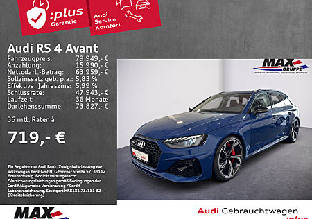 Audi RS4 Avant MATRIX+KERAMIK+PANO+AHK+WABEN+280KM/H