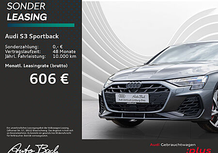 Audi S3 Sportback 2.0TFSI qu Stronic Navi LED virtual HuD ACC SONOS EPH