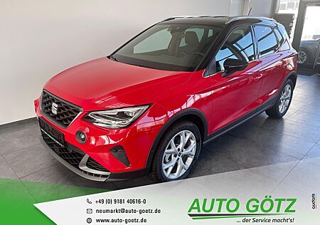 Seat Arona FR DSG 5-Jah Garantie AHK*Navi*DAB*VZE*LED*ACC*SmartLink*DigiCockpit*Kamera*ParkAssist*Kessy*BlindSpot*Freispr.*Sitzheiz*PDC*vo+hi*Alu*LichtAssist*SpurAssist*Connect*Sunset*ZV-Funk*4xEFH*Ladeboden*RÃckbank geteilt*Nebel*Armlehne*Metallic