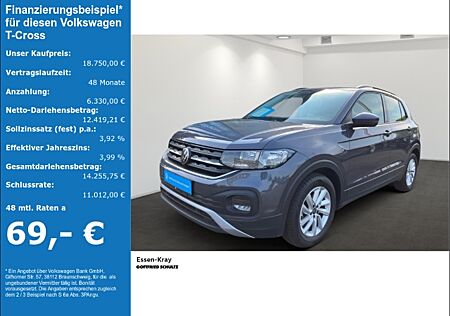 VW T-Cross Klima ACC Life 1.0 TSI DAB Einparkhilfe Bluetooth Multifunktionslenkrad