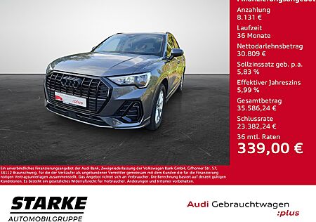 Audi Q3 35 TFSI S tronic S line NaviPlus APS-Plus SHZ OptikPaket-schwarz Kamera18-Zoll