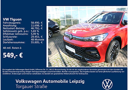 VW Tiguan R-Line 2.0 l TDI 4M 142 kW DSG*AHK*PSD