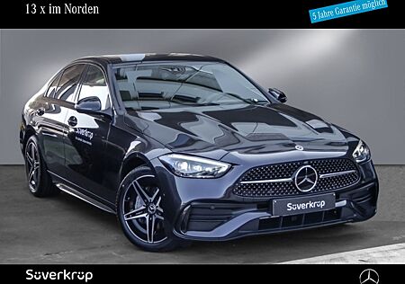 Mercedes-Benz C 300 e AMG NIGHT DISTR SPUR PANO 360 PDC SHZ