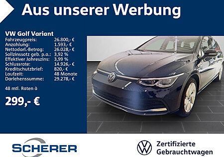 VW Golf Variant Golf VIII Variant 2.0 TDI Style DSG/NAVI/LED/Anhängerkupplung