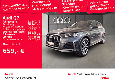 Audi Q7 55 TFSI e quattro tiptronic S line Luft AHK Leder DAB