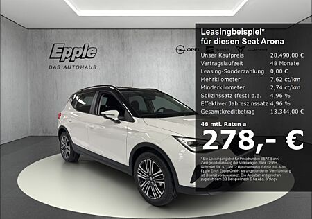 Seat Arona Style Edition 1.0 TSI Navi digitale Totewinkel, PDC V+H. ACC Apple CarPlay