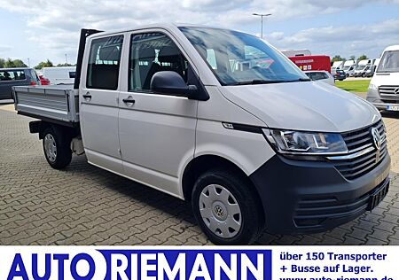 VW T6 .1 Doka Pritsche 6-Sitze AHK KLIMA LEITERTRÄGER