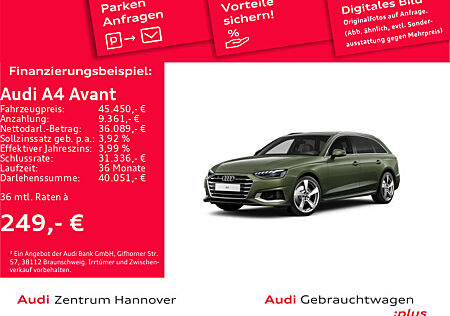 Audi A4 Avant Advanced 35 TFSI Pano AHK virtual LED Kamera