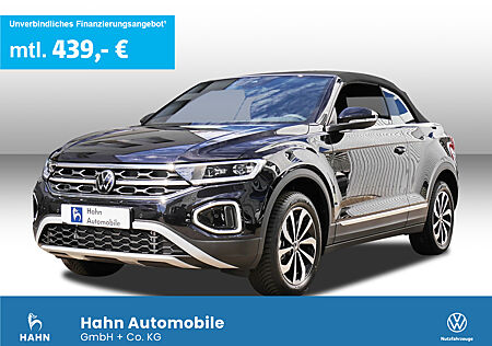 VW T-Roc Cabriolet Style 1.5 l TSI OPF 110 KW DSG IQ.LIGHT AHK Ganzjahresreifen R.-Kamera Keyless Windschott