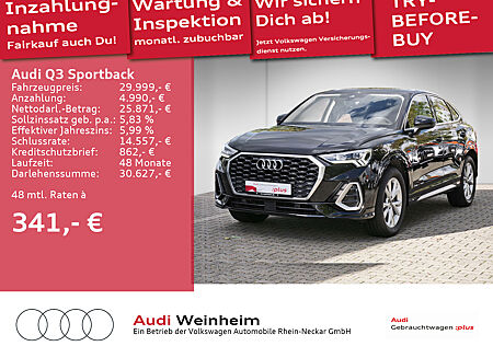 Audi Q3 Sportback 35 TFSI S-line B&O Dynamik-LED Navi uvm