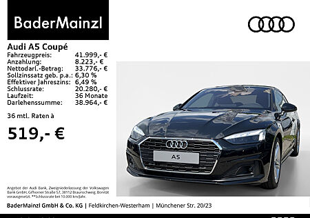 Audi A5 Coupé 35 TFSI Leder,Virt.,Matrix,SHZvh,AssPa.