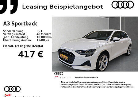 Audi A3 Sportback 30 TFSI Adv. S tronic *GRA*PDC+*