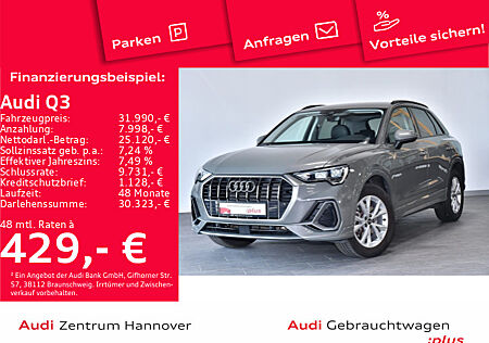 Audi Q3 S line 45 TFSIe Kamera virtual LED Navi