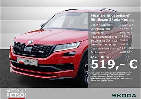 Skoda Kodiaq 2.0 TDI RS 4x4 AHK Pano 360° Columbus