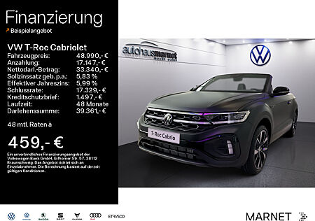 VW T-Roc Cabriolet R-Line Edition Black 1.5 l TSI OPF 110 kW (150 PS) 7-Gang-Doppelkupplungsgetriebe DSG