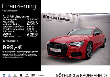 Audi A6 Limousine 55 TFSI qu 2x S line S tro*B&O*HUD*ARL*LED*Virtual*Navi+*Assistenz*Optik