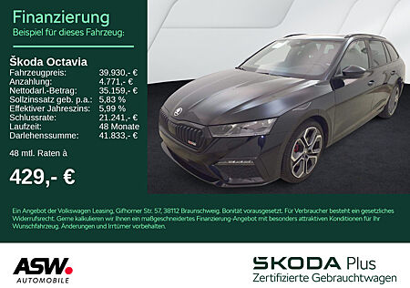 Skoda Octavia Combi RS Edition 2.0TSI DSG LED Pano ACC