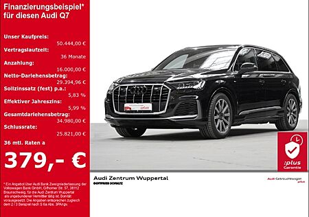 Audi Q7 55 TFSI E S-LINE ACC PANO LEDER B&O GARANTIE LUFT SHZ VORNE HINTEN