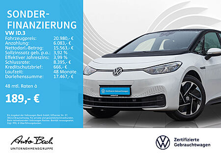 VW ID.3 Pure Performance City Automatik Navi LED ACC EPH DAB