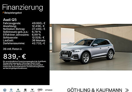 Audi Q5 40 TDI qu Advanced S tro*Pano*LED*Virtual*Navi+*360° Kamera*AHK*