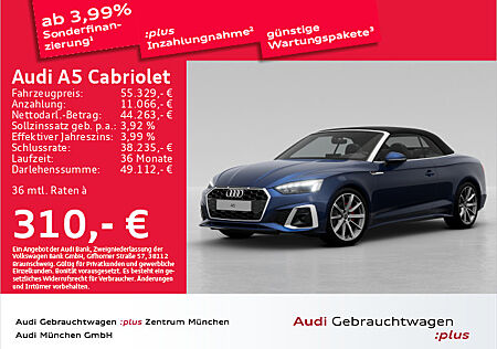 Audi A5 Cabriolet 40 TFSI S tronic S line Virtual+/Navi+/HUD/PDC+