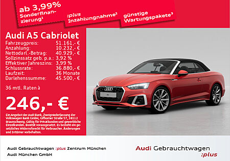 Audi A5 Cabriolet 35 TDI S tronic S line AHK/B&O/Kamera/PDC+