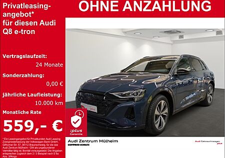 Audi Q8 e-tron 55 quattro advanced Luftfederung Navi Cockpit Soundsystem LED Anschlussgarantie 3 Jahre 100.000 KM