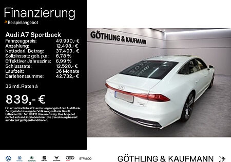 Audi A7 Sportback 50 TDI qu. S line S tro.*Air*B&O*HUD*Pano*Standh*HD Matrix*Virtual*Navi+*