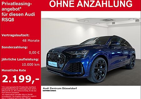 Audi RS Q8 RSQ8 Allrad HUD Luftfederung AD StandHZG AHK Navi Leder digitales Cockpit Memory Sitze GESCHÄFTSFAHRZEUG DES HAUSES