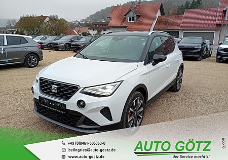 Seat Arona FR DSG 5-Jah Garantie AHK-Vorb.*Navi*DAB*VZE*LED*ACC*SmartLink*DigiCockpit*Kamera*ParkAssist*Kessy*BlindSpot*Freispr.*Sitzheiz*PDC*vo+hi*Alu*LichtAssist*SpurAssist*Connect*Sunset*ZV-Funk*4xEFH*Ladeboden*RÃckbank geteilt*Nebel*Armlehne*Metallic