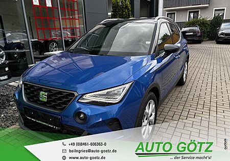 Seat Arona FR DSG 5-Jah Garantie AHK-Vorb.*Navi*DAB*VZE*LED*ACC*SmartLink*DigiCockpit*Kamera*ParkAssist*Kessy*BlindSpot*Freispr.*Sitzheiz*PDC*vo+hi*Alu*LichtAssist*SpurAssist*Connect*Sunset*ZV-Funk*4xEFH*Ladeboden*Nebel*Armlehne*Metallic