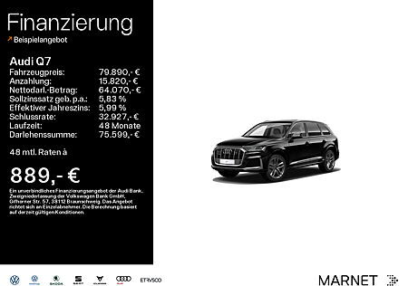 Audi Q7 SUV 50 TDI quattro S line*Navi*B&O*AHK*PDC*Pano*Virtual Cockpit*Kamera*Sitzheizung