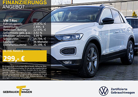 VW T-Roc 1.5 TSI DSG SPORT LED VIRTUAL LM18 AHK