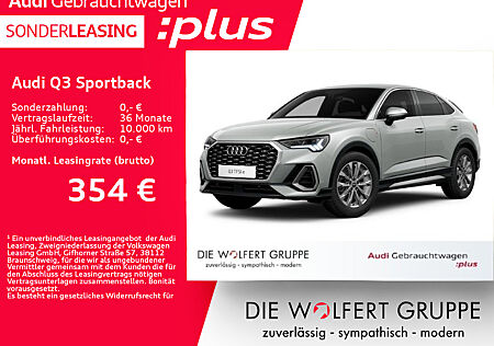 Audi Q3 Sportback S line 45 TFSI e S tronic KAMERA