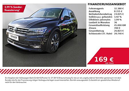 VW Tiguan 2.0 TDI R-Line 4M Leder HuD Digi Cockpit